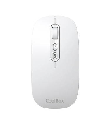 Coolbox Ratón W02-IA Inalámbrico RF+BT Blanco