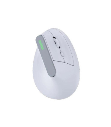 Nilox Ratón Wir Vertical Rec. Silen 1600DPI Blanco