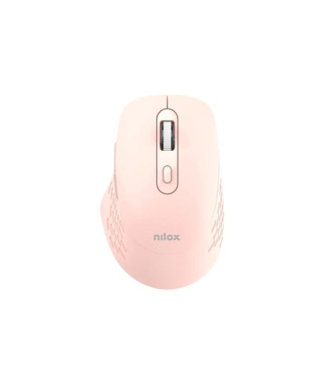 Nilox Ratón Dual Wireless 1600dpi silen. Rosa
