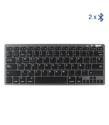 iggual Teclado Bluetooth Slim TKL-BT negro 2 canal