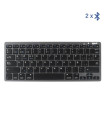 iggual Teclado Bluetooth Slim TKL-BT negro 2 canal