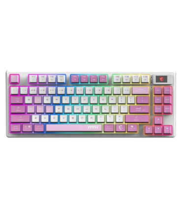 Msi Teclado FORGE GK600 TKL W VIOLET ES BT