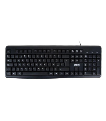 iggual Teclado estándar CK-BASIC2-105T negro