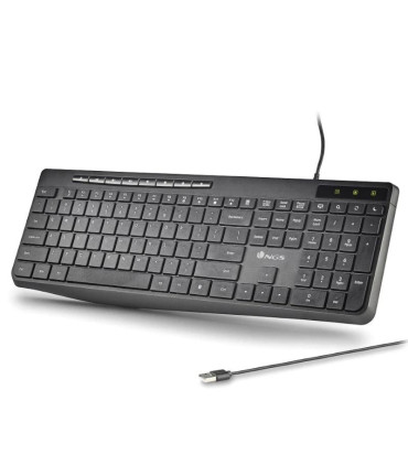 NGS Teclado USB SPECTRA Ultra Slim Silen. USB-A