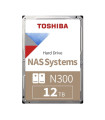Toshiba N300 NAS HDD 12TB 3.5" SATA 6Gb-s 7200rpm