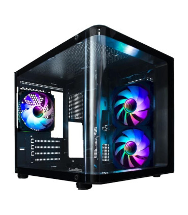 COOLBOX CHASIS MATX GM100 CRISTAL 3XVENT.ARGB