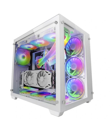 MARS GAMING Torre E-atx MCV3 PREMIUM XXL WHITE