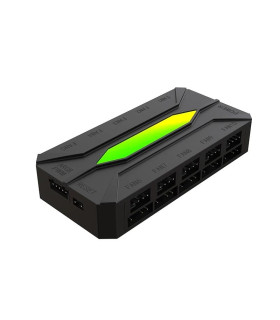 Keep Out Hub Ventiladores X-FHUB10 10 PORTS ARGB