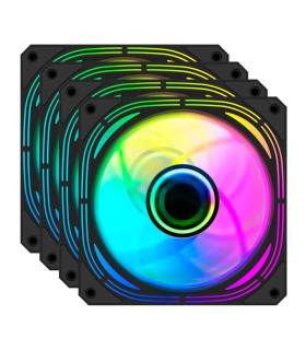 Coolbox KIT 4 Vent.12cm ARGB Infinity Pro