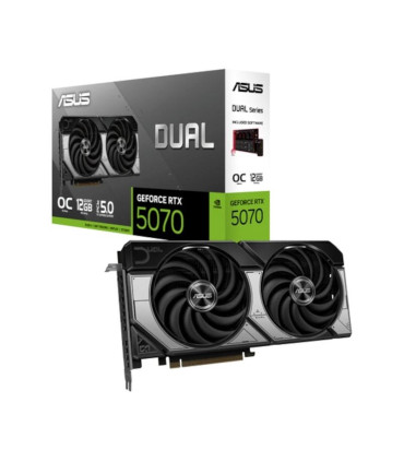 ASUS VGA NVIDIA DUAL RTX 5070 O12G DDR7
