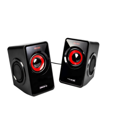 Mars Gaming Altavoces 2.0 MS1 negro/rojo