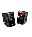 Mars Gaming Altavoces 2.0 MS1 negro/rojo