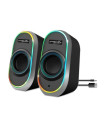 Spirit of Gamer Altavoz 2.0 FANATIC 500 RGB Black