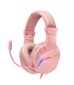 MARS GAMING Auricular+mic MH122 Rosa