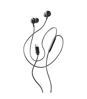 NGS Auricular Negro Estéreo USB-C Con Cable