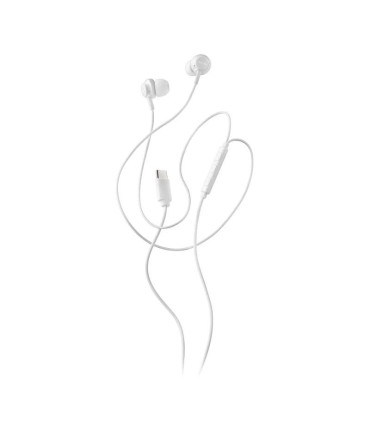 NGS Auricular Blanco Estéreo USB-C con cable