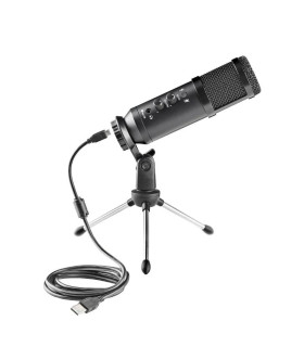 NGS MICROFONO UNIDIRECCIONAL CON TRIPODE Y USB