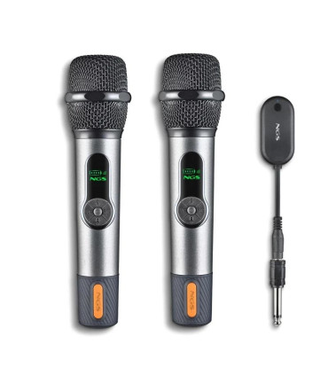 NGS Micrófonos inalámbricos Vocales Pack 2