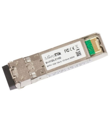 Mikrotik S+31DLC10D Módulo Fibra SFP+ MonoMod 10Km