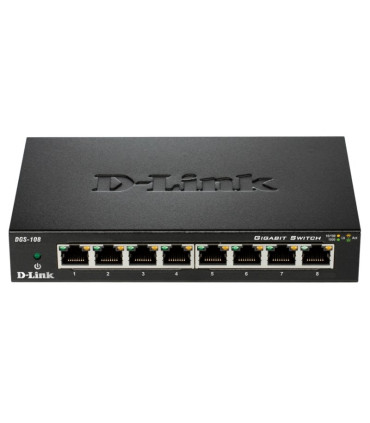 D-Link DGS-108 Switch 8xGB Metal