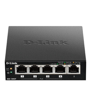 D-Link DGS-1005P Switch 5xGB 4xPoE