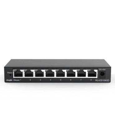 Reyee Unmanaged Switch 8xGb RJ45 Steel Case