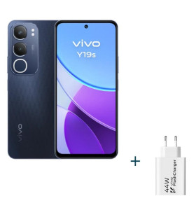 VIVO Y19s 6.68" 6Gb(+6Gb)128Gb Black+ Cargador 44W