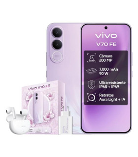 VIVO V70 FE 8Gb 512Gb Bundle Ch90w+ Buds3 Purple