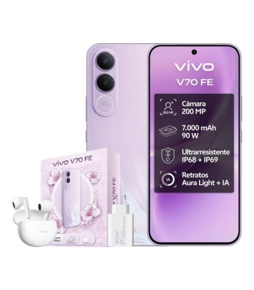 VIVO V70 FE 8Gb 256Gb Bundle Ch90w+ Buds3 Purple
