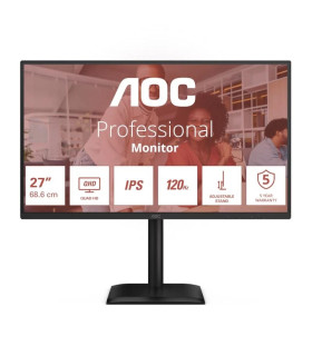 AOC Q27E4U Monitor 27" 2K 120Hz HDMI USB DP IPS AA