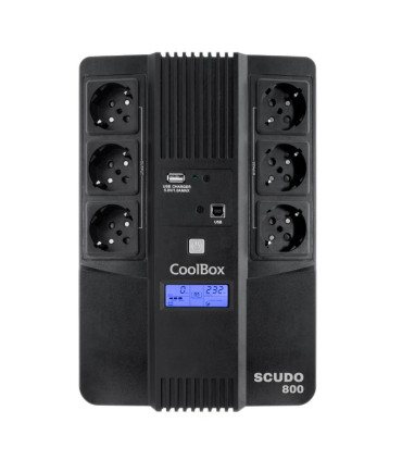 COOLBOX SAI SCUDO3 800VA/480W CON PANTALLA LCD