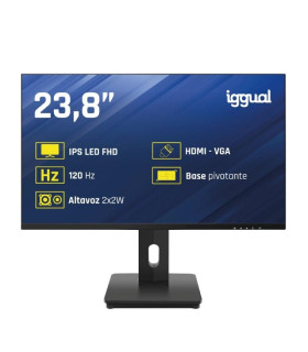iggual Monitor 24" VGA HDMI 120Hz pivotante AA MM