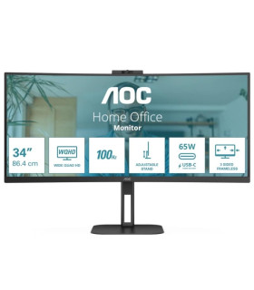 AOC CU34V5C Monitor 27" 2K HDMI USBc MM AA cur