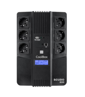 COOLBOX SAI SCUDO3 800VA/480W CON PANTALLA LCD