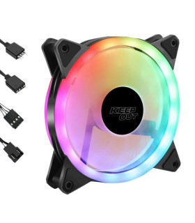 Keep Out Ventilador XFC-120SR BLACK 5V