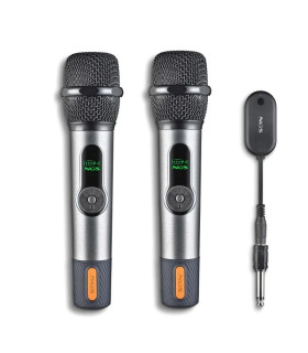 NGS Micrófonos inalámbricos Vocales Pack 2