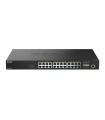 D-Link DMS-1250-28P/E Switch 24mG PoE 4x10 SFP+