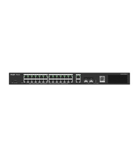 Reyee 28-Port Gigabit Smart POE Switch, 24 PoE/POE