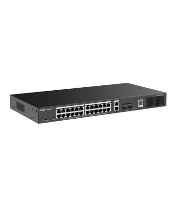 Reyee 28-Port Gigabit Smart POE Switch, 24 PoE/POE