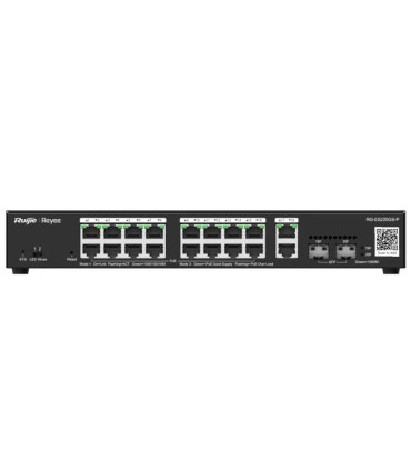 Reyee 20-Port Gigabit Smart POE Switch, 16 PoE/POE