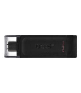 Kingston DataTraveler DT70 64GB USB C 3.2 Negro
