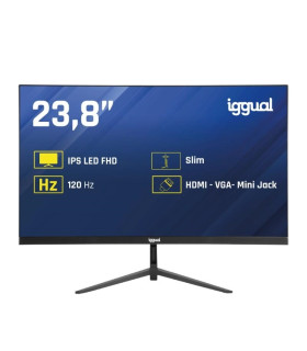 iggual Monitor 24" IPS 1ms FHD 120Hz VGA HDMI Slim