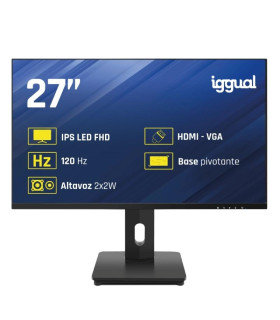 iggual Monitor 27" VGA HDMI 120Hz pivotante AA MM