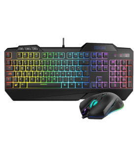 Krom Pack Teclado Semimecanico y Raton Krusher SP