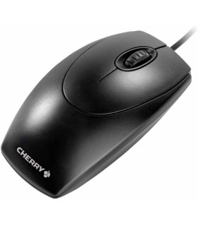 Cherry Ratón óptico Negro PS/2-USB