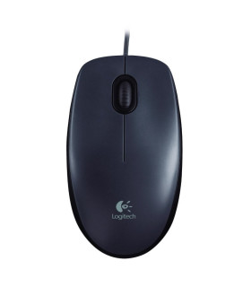Logitech M90 ratón óptico 1000dpi USB negro