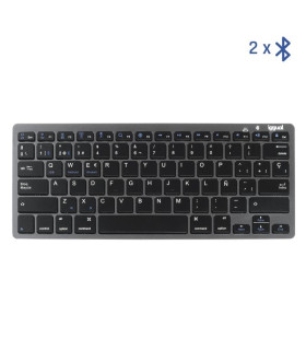 iggual Teclado Bluetooth Slim TKL-BT negro 2 canal