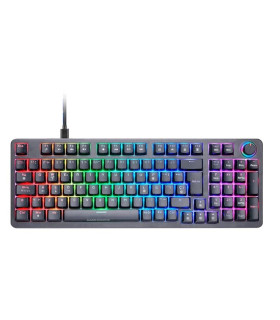 Mars Gaming Tecl. MKPROYES Silent Switch RGB Negro