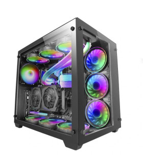 MARS GAMING Torre E-ATX MCV3 PREMIUM XXL BLACK