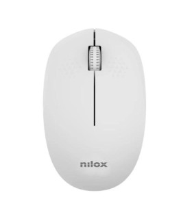Nilox Ratón Wireless, 1000 DPI, 3 botones, Gris
